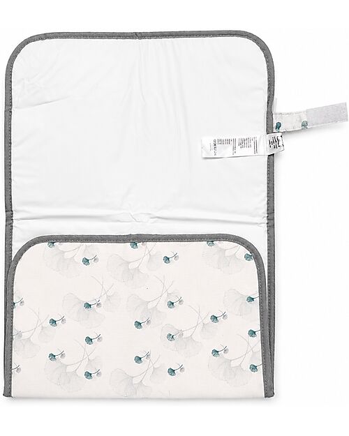 Family Nation Travel Changing Mat - Gynko - Ivory - Waterproof and Foldable Travel Changing Mats