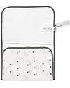 Family Nation Travel Changing Mat - Gynko - Ivory - Waterproof and Foldable Travel Changing Mats