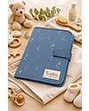 Family Nation Travel Changing Mat - Olive - Blue - Waterproof and Foldable Travel Changing Mats