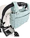 Family Nation Universal Stroller Organizer Bag - Clover Green - Firenze Travel Collection Organize and Bags