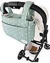 Family Nation Universal Stroller Organizer Bag - Clover Green - Firenze Travel Collection Organize and Bags