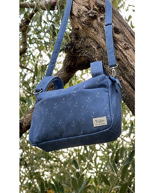 Family Nation Universal Stroller Organizer Bag - Olive Blue - Firenze Travel Collection Organize and Bags