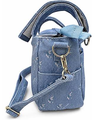 Family Nation Universal Stroller Organizer Bag - Olive Blue - Firenze Travel Collection Organize and Bags