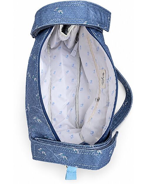 Family Nation Universal Stroller Organizer Bag - Olive Blue - Firenze Travel Collection Organize and Bags