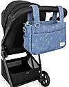 Family Nation Universal Stroller Organizer Bag - Olive Blue - Firenze Travel Collection Organize and Bags