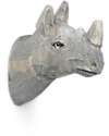 Ferm Living Animal Hook - Rhino - Hand-carved Wood Hangers