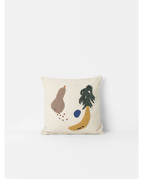 Ferm Living Fruiticana Cushion 40x40 cm - Banana - 100% Cotton Cushions