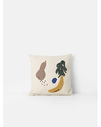 Ferm Living Fruiticana Cushion 40x40 cm - Banana - 100% Cotton Cushions