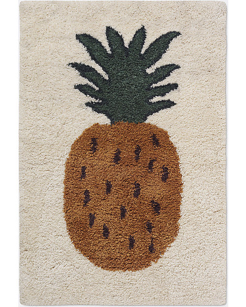 Ferm Living Fruiticana Tufted Rug - Pineapple - 80 x 120 cm Carpets