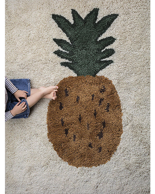 Ferm Living Fruiticana Tufted Rug - Pineapple - 80 x 120 cm Carpets