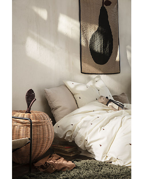 Ferm Living Play Mat - Pear - Padded Organic Cotton Muslin Swaddle