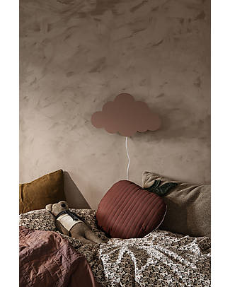 Ferm Living Quilted Cushion 45x49 cm - Cinnamon Apple - 100% Organic Cotton Cushions