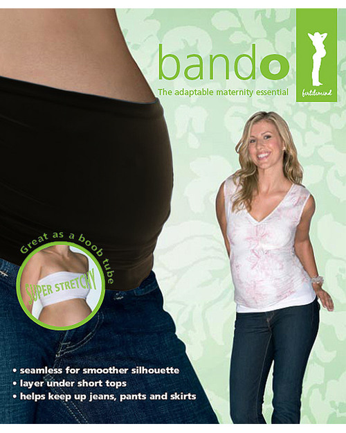 Fertile Mind Bando - Black maternity belly band (great support and cover-up!) Maternity Swaddling Clothes