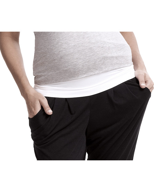 Fertile Mind Bando - White maternity belly band (great support and cover-up!) Maternity Swaddling Clothes