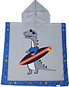 FlapJackKids 2-in-1 Kids Cover Up Dino - 61 x 61 cm (2-6 years) Towels And Flannels