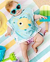 FlapJackKids 2-in-1 Kids Cover Up Fish+JellyFish - 38x38 cm (0-12 months) Towels And Flannels