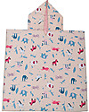 FlapJackKids 2-in-1 Kids Cover Up - Giraffe+Zoo (2-6 years) - 61 x 61 cm Towels And Flannels