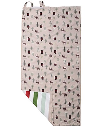 FlapJackKids 2 in 1 Towel BackPack - Moose+Black Bear Towels And Flannels