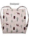 FlapJackKids 2 in 1 Towel BackPack - Moose+Black Bear Towels And Flannels