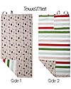 FlapJackKids 2 in 1 Towel BackPack - Moose+Black Bear Towels And Flannels