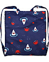FlapJackKids 2 in 1 Towel Backpack - Shark/Crab Towels And Flannels