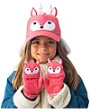FlapJackKids 3D Cap with Sherpa-Lined Ear Flaps - Deer Winter Hats