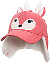 FlapJackKids 3D Cap with Sherpa-Lined Ear Flaps - Deer Winter Hats