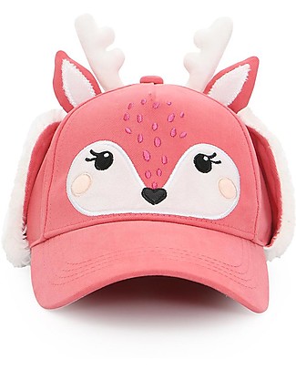 Kids UPF50+ 3D Cap - Cat - Denim - Large - hats