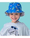 FlapJackKids Baby Reversible Summer Hat Anti-UV UPF 50+ Dino Sunhats