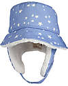 FlapJackKids Bucket Winter Hat - Stars - Soft Sherpa Lining Winter Hats