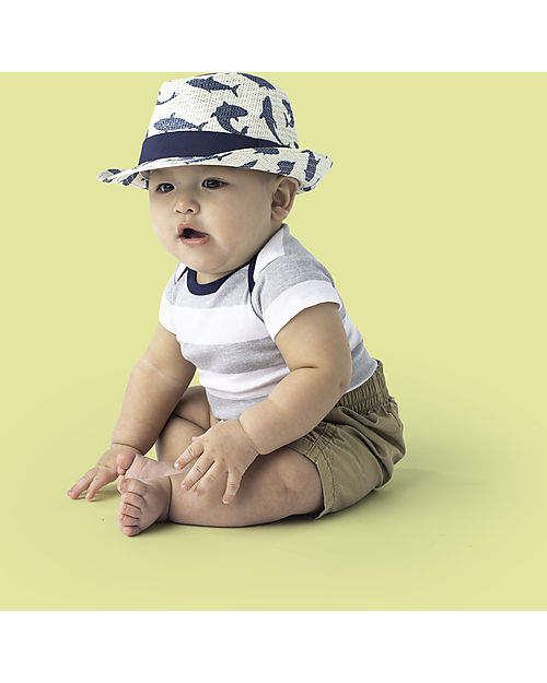 FlapJackKids Fedora Hat - Shark - New Design Sunhats