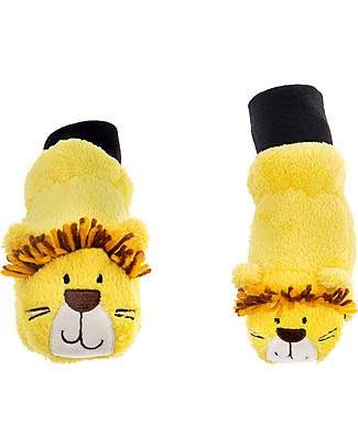 FlapJackKids Fleece Puppet Mittens Lion, 2-6 years null