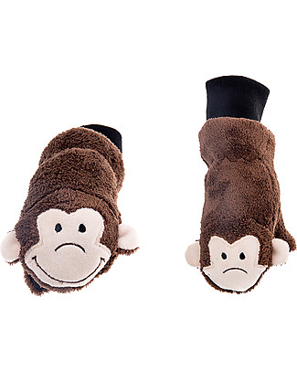 FlapJackKids Fleece Puppet Mittens Monkey, 2-6 years Gloves e Mittens