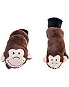 FlapJackKids Fleece Puppet Mittens Monkey, 2-6 years Gloves