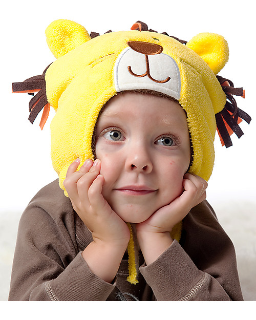 FlapJackKids Reversable Fleece Winter Hat - Lion/Monkey - SPF 50+ Winter Hats