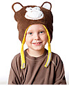 FlapJackKids Reversable Fleece Winter Hat - Lion/Monkey - SPF 50+ Winter Hats
