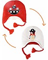 FlapJackKids Reversable Fleece Winter Hat - Pirate/Parrot - SPF 50+ Winter Hats
