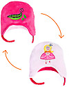 FlapJackKids Reversable Fleece Winter Hat - Princess/Pea - SPF 50+ Winter Hats