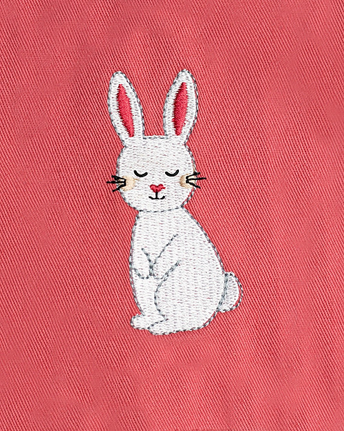 FlapJackKids Reversible Colouring Sun Hat - 100% Cotton - Bunny Sunhats