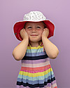 FlapJackKids Reversible Colouring Sun Hat - 100% Cotton - Bunny Sunhats