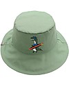 FlapJackKids Reversible Colouring Sun Hat - 100% Cotton - Dino Sunhats
