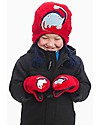 FlapJackKids Reversible Fleece Winter Hat - Dinosaurs - SPF 50+ Winter Hats