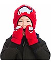 FlapJackKids Reversible Fleece Winter Hat - Dinosaurs - SPF 50+ Winter Hats