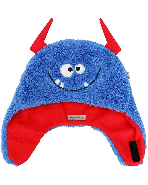 FlapJackKids Reversible Sherpa Hat - Monsters - Ultra Soft Winter Hats