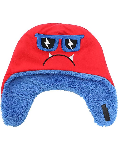 FlapJackKids Reversible Sherpa Hat - Monsters - Ultra Soft Winter Hats