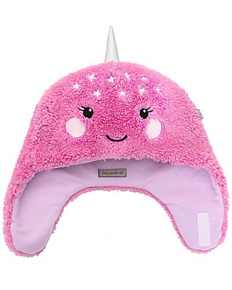 FlapJackKids Reversible Sherpa Hat - Unicorn + Narwhal - Ultra Soft Winter Hats