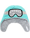 FlapJackKids Reversible Sherpa Hat - Wolf + Ski Goggles - Ultra Soft Winter Hats