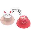 FlapJackKids Reversible Summer Hat Anti-UV UPF 50+ - Bunny+Deer - 100% Cotton Sunhats
