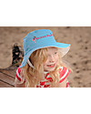 FlapJackKids Reversible Summer Hat Anti-UV UPF 50+, Dolphin+Flamingo - 100% cotton Sunhats