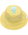 FlapJackKids Reversible Summer Hat Anti-UV UPF 50+ Fish+JellyFish - 100% cotton Sunhats